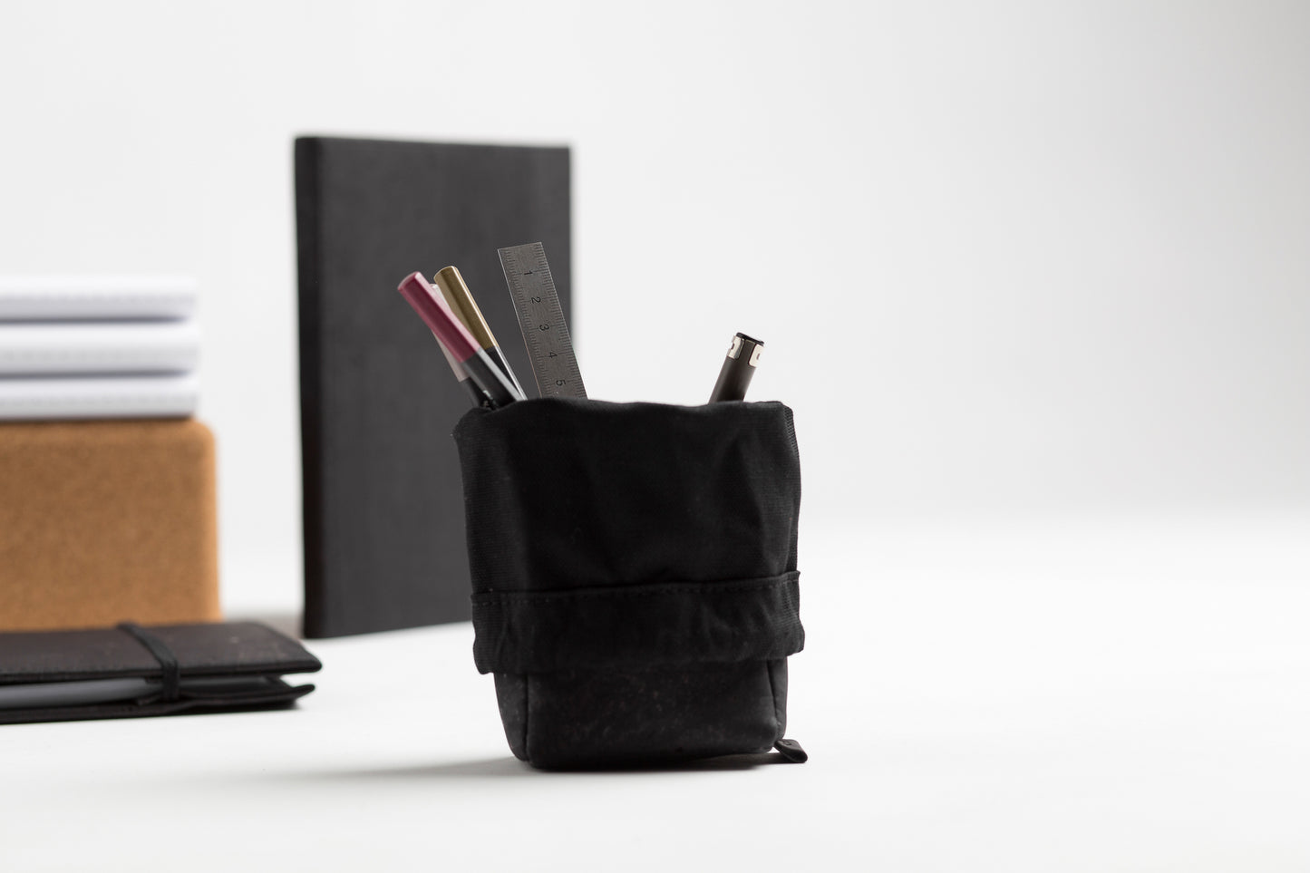 SALE! Thinkers&Makers notebook covers, cork, black