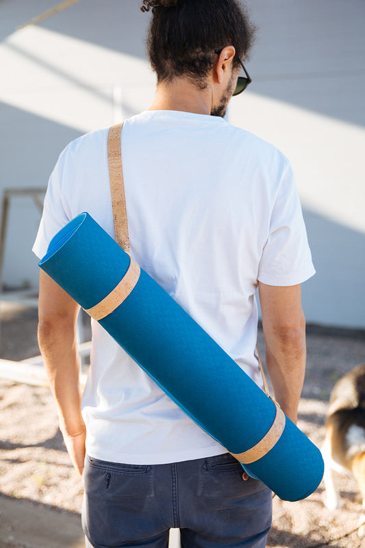 Niila cork yogamat strap, black