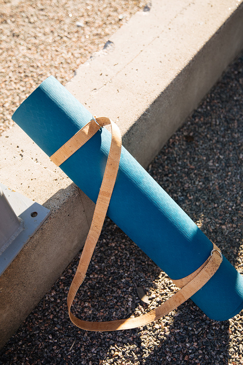 Niila cork yogamat strap, black