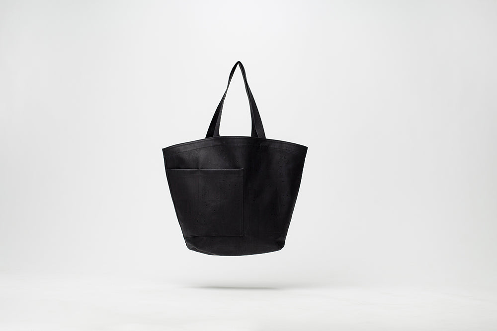 Aura big cork bag, black