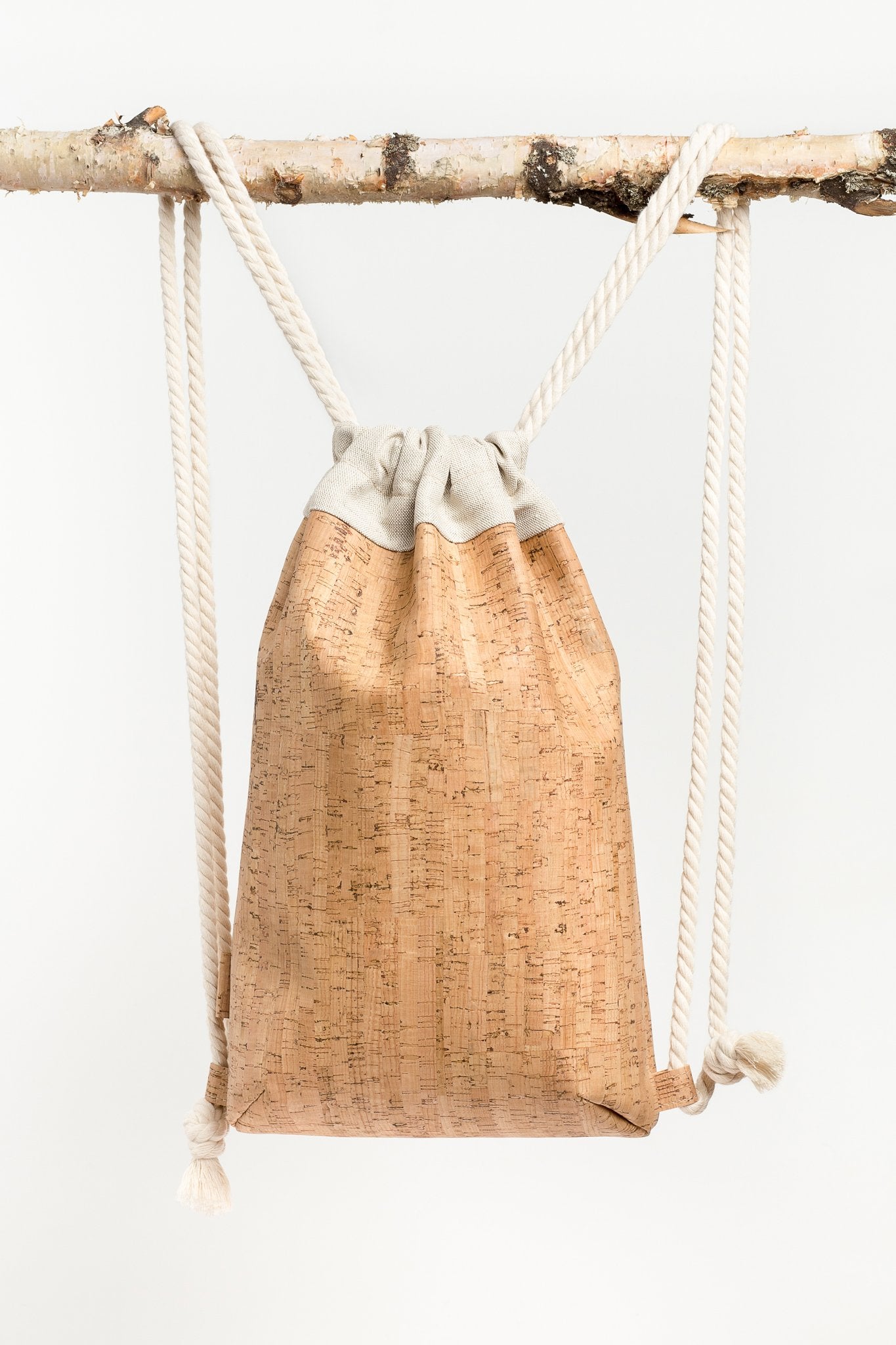 Aarni cork drawstringbag, backpack