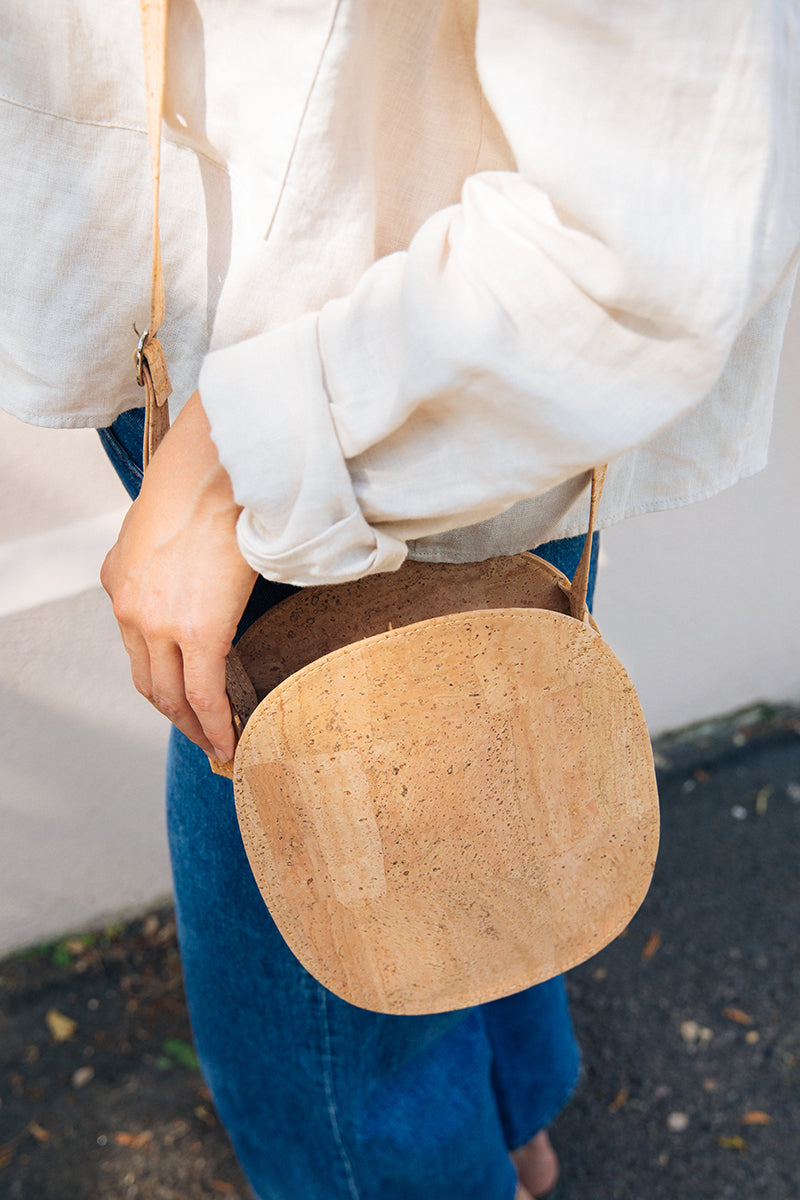 Mella cork handbag